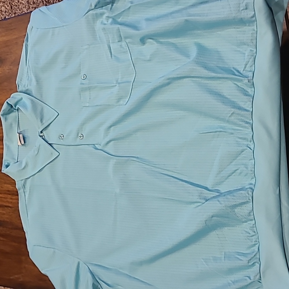 Vintage Haband 70's Ribbed Waistband Polo See Through Pocket MENS SIZE 1x